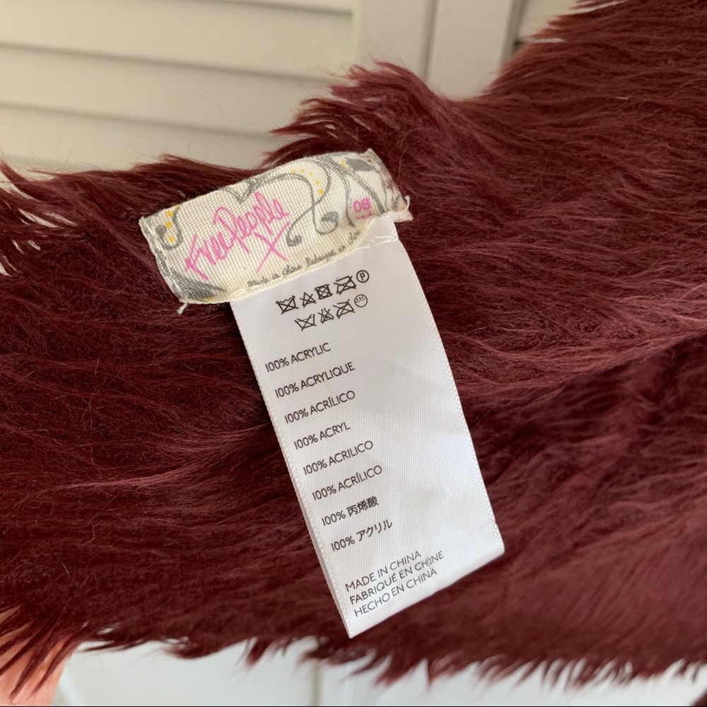Free People Scarf Burgundy - Picture 2 of 2